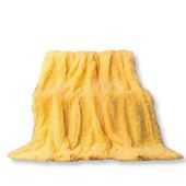 Koc Włochacz 220X240 Żółty Fld-20