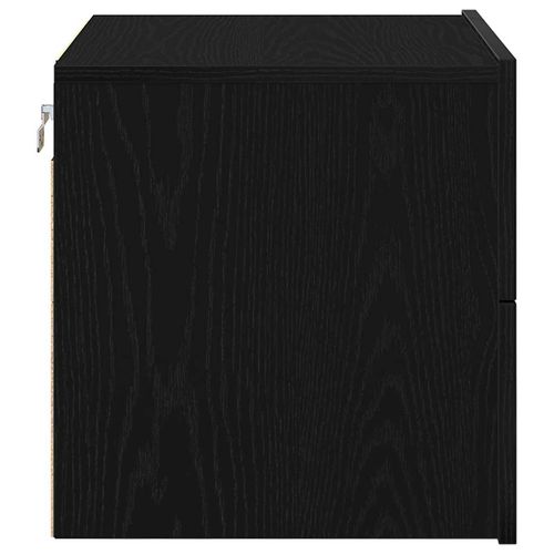 Ścienny stolik nocny with 2 pcs Czarny dąb 50 x 39 x 41 cm na Arena.pl