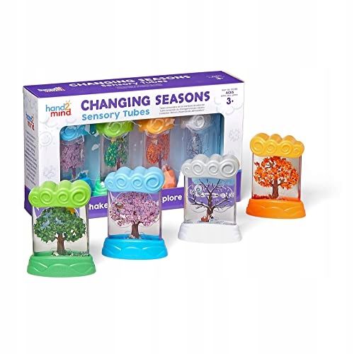 Tuby sensoryczne pory roku zestaw 4 szt. Learning Resources na Arena.pl