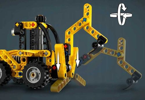 42197 - lego technic - koparko-ładowarka na Arena.pl