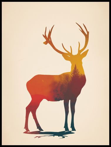 Plakat 60x80cm Światło Leśnego Monarchy na Arena.pl