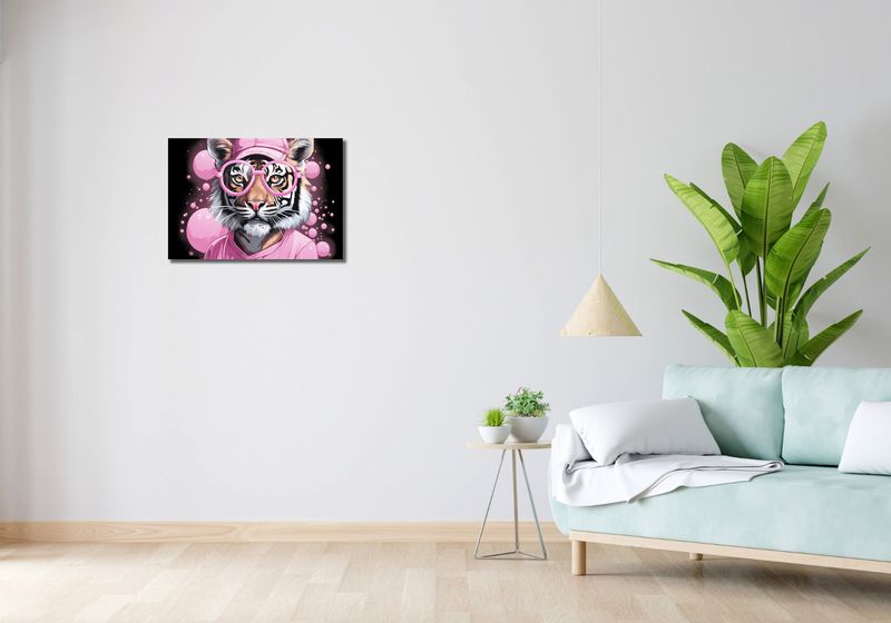 Obraz 60x40cm Ludzki Tygrys zdjęcie 2