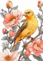 Plakat 59,4x84,1cm Wiosenny Śpiewaczek