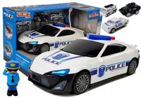 Auto Policyjne Schowek Garaż 2w1 Policjant Małe