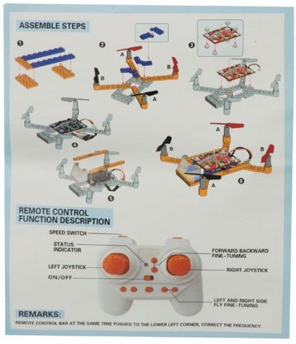 Dron RC z klocków Blocks Drone DIY na Arena.pl
