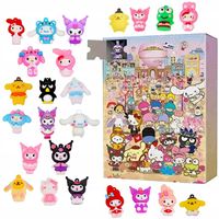 KALENDARZ ADWENTOWY DLA DZIECI KUROMI HELLO FIGURKI PREZENT NA MIKOŁAJA