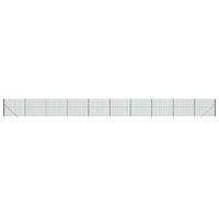 Ogrodzenie z siatki, z kotwami, zielone, 1,8x25 m