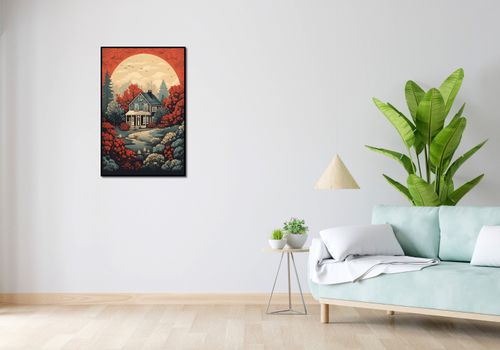 Plakat 56,6x86,4cm Idylla Rustykalna na Arena.pl