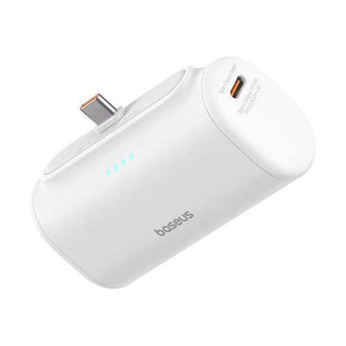powerbank baseus compact 5000mah, 20w, usb-c (biały) na Arena.pl