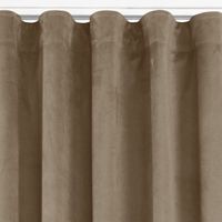 Zasłona VILA klasyczna velvetowa na taśmie wave 400x270 beżowa  Homede