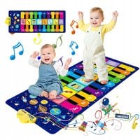 MATA MUZYCZNA EDUKACYJNA PIANINKO DLA DZIECI GRA DO TAŃCZENIA INTERAKTYWNA
