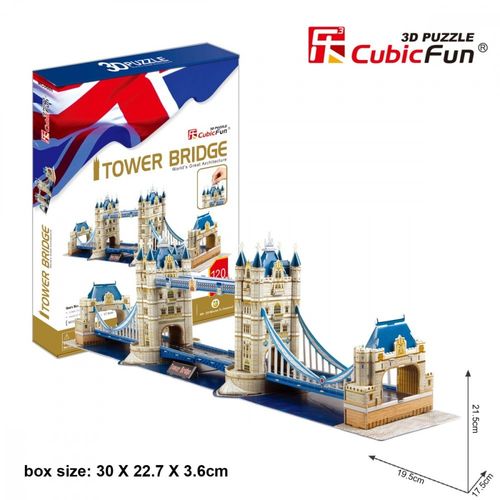 Cubicfun Puzzle 3D Tower Bridge 120 elementów na Arena.pl