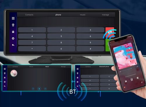 RADIO STACJA MULTIMEDIALNA WIDEOREJESTRATOR CARPLAY ANDROID DVR KAMERA AUX na Arena.pl