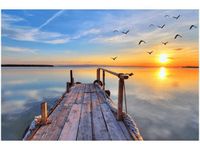 120CM 80CM OBRAZ ŚCIENNY DREWNIANY POMOST