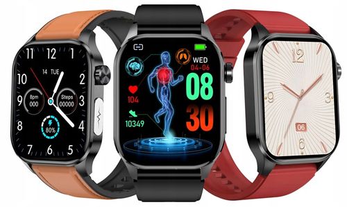 SMARTWATCH MĘSKI Zegarek EKG FUNKCJA POMIARU CUKRU AMOLED CIŚNIENIE ROZMOWY na Arena.pl
