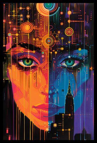 Plakat 30x45cm Cyfrowa Psyche na Arena.pl