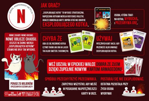 Gra Eksplodujące Kotki Dobro Kontra Zło na Arena.pl