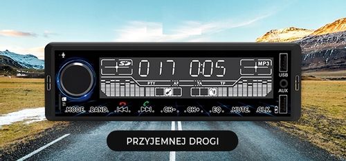 Radio samochodowe Bluetooth USB SD 1DIN Pilot na Arena.pl