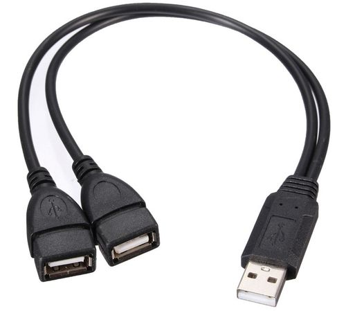 HUB ROZGAŁĘŹNIK draVires USB DUAL 2xUSB ROZDZIELACZ + naklejka na Arena.pl