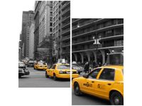 60X60CM TAKSÓWKI CJ ISHERWOOD DWU OBRAZ ŚCIAN