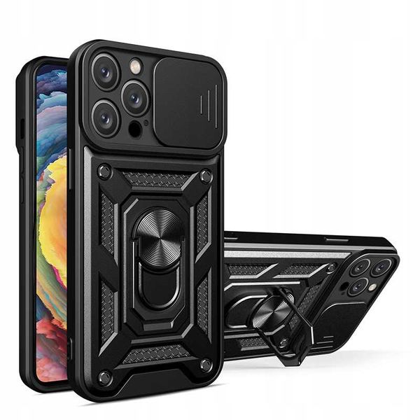 Spacecase Camring Iphone 15 Pro Black zdjęcie 2
