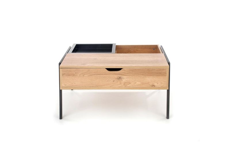 Stolik kawowy Mobis naturalny/ czarny zdjęcie 2