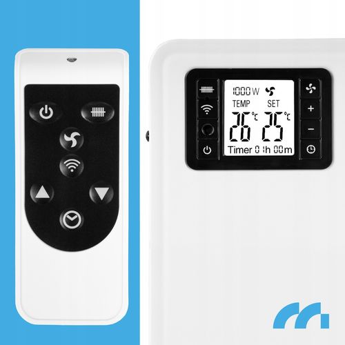 Grzejnik elektryczny 2300W KONWEKTOROWY termostat WIFI aplikacja PILOT na Arena.pl