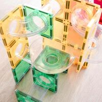 Connetix: klocki magnetyczne kulodrom Ball Run Expansion 66 el rozszerzenie