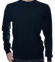 STROKERS klasyczny sweter męski ze wzorem tłoczonym 2XL XXL czarny