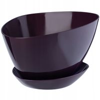 DONICZKA OSŁONKA Z PODSTAWKĄ DONICA ŚLIWKOWA 18cm