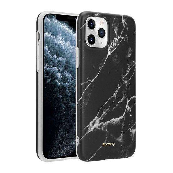 ND38_CRG-MRB-IP11P-BLK Crong Marble Case ? Etui i zdjęcie 3
