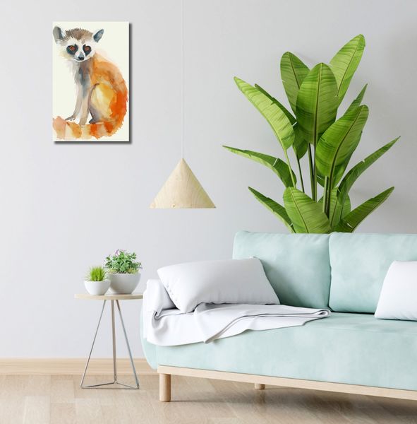 Obraz 30x50cm Lemurek zdjęcie 2