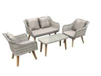 Ekskluzywne Meble Ogrodowe LARGO Technorattan Meble Na Taras Balkon Patio