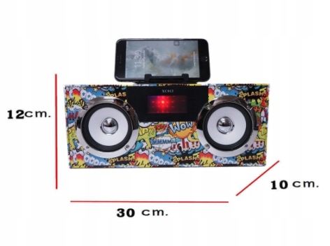 GŁOŚNIK BLUETOOTH BUMBOX MOCNY BOOM-BOX HIT na Arena.pl