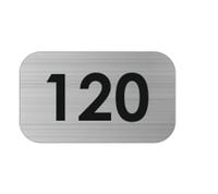 TABLICZKA TABLICA nierdzewna GRAWEROWANA laminat grawerski numer na drzwi