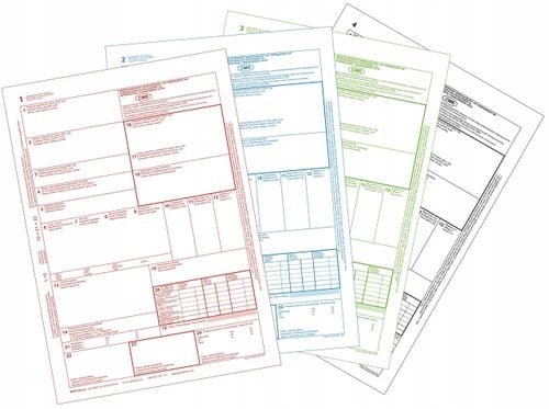 cmr list przewozowy 40 kartek - 5 odcinków - 8 kompletów na Arena.pl