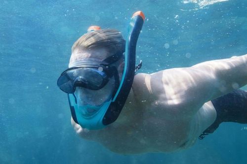 MASKA DO SNORKELINGU NURKOWANIA PEŁNOTWARZOWA HYDRO PRO BESTWAY 24060 * S/M na Arena.pl