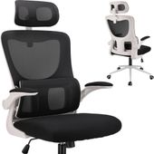 fotel zeo czarny biały