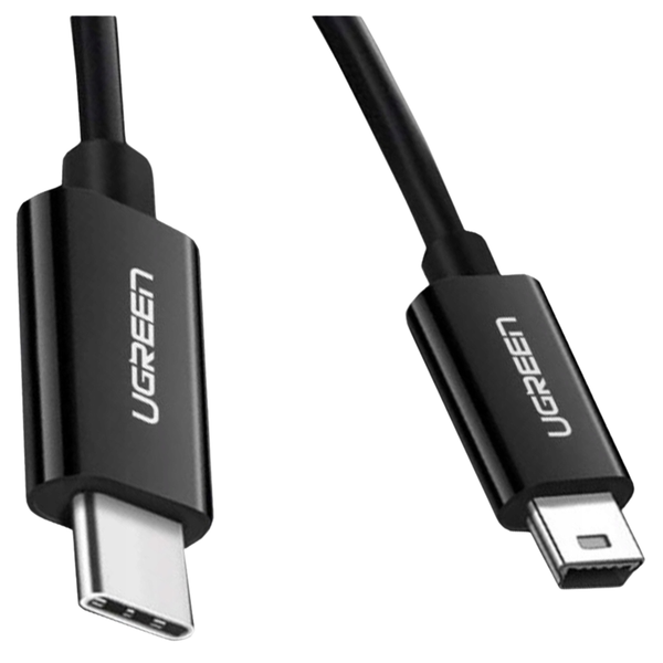 Kabel USB-C do Mini USB UGREEN US242, 1m (czarny) zdjęcie 4