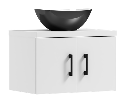 Szafka łazienkowa wisząca MARKUS 80 biała z umywalką Eliza C (W2) na Arena.pl