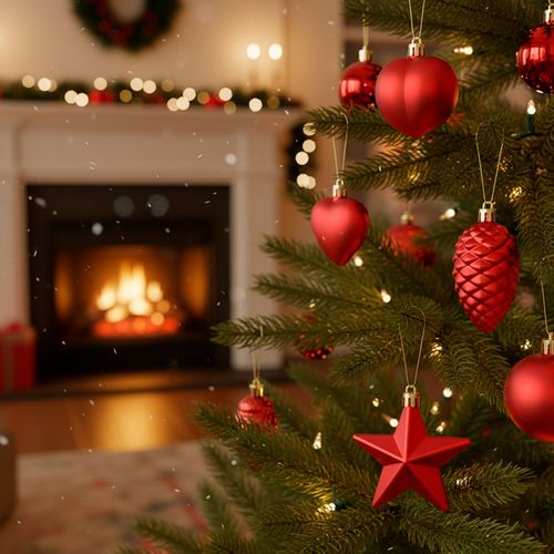 Bombki choinkowe 100 szt. zestaw dekoracji świątecznych nietłukące, czerwone na Arena.pl