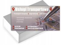 Wizytówki firmowe reklamowe 100szt różne wzory USŁUGI TRANSPORTOWE