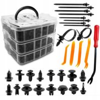 Klipsy do tapicerki samochodowej 635szt Spinki Kołki samochodowe ŚCIĄGACZ