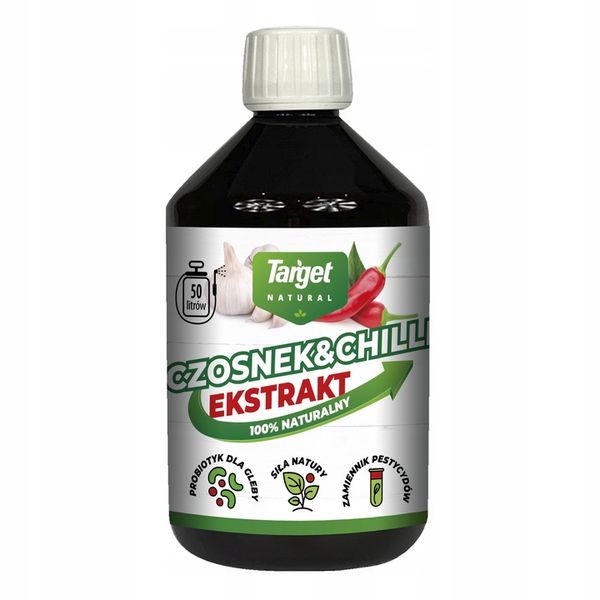 CZOSNEK & CHILLI NATURALNY EKSTRAKT 500 ML TARGET zdjęcie 2