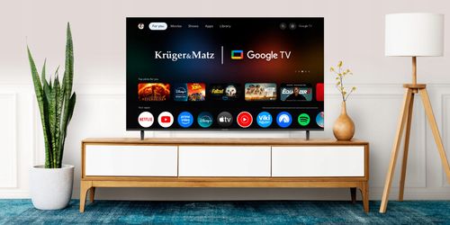 Telewizor Kruger&Matz 65" UHD Google TV 5.0 DVB-T2/T/C H.265 HEVC smart na Arena.pl