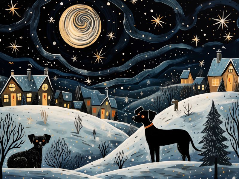 Plakat 80x60cm Nocny Psi Patrol zdjęcie 1