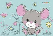 PODKŁAD NA BIURKO 55X38CM MOUSE OBUSTRONNY BAMBINO