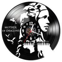 Zegar ścienny z płyty winylowej Gra o Tron 1724.14