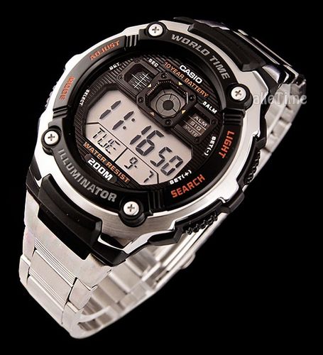 Casio NEON AE-2000WD-1A 20BAR + PUDEŁKO na Arena.pl