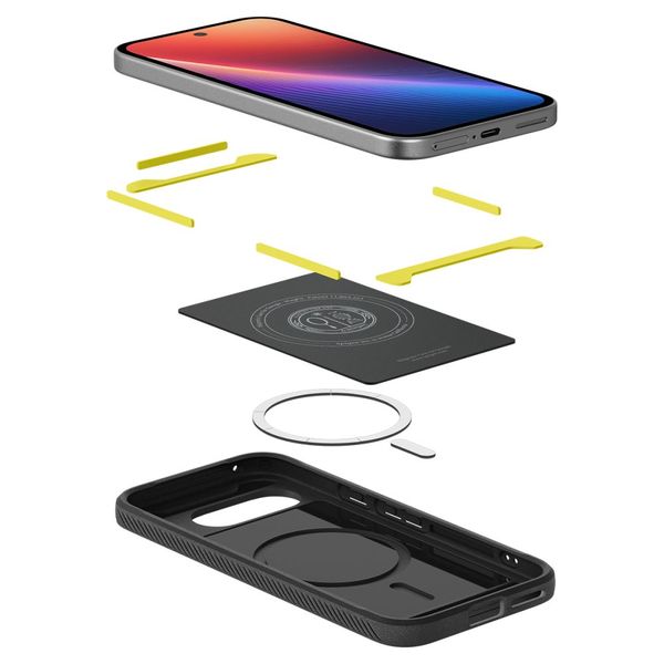 SPIGEN RUGGED ARMOR MAG MAGSAFE GOOGLE PIXEL 9A MATTE BLACK zdjęcie 9